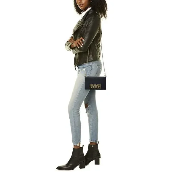 Versace Jeans Couture Wallet On Chain, Black - Picture 4 of 4